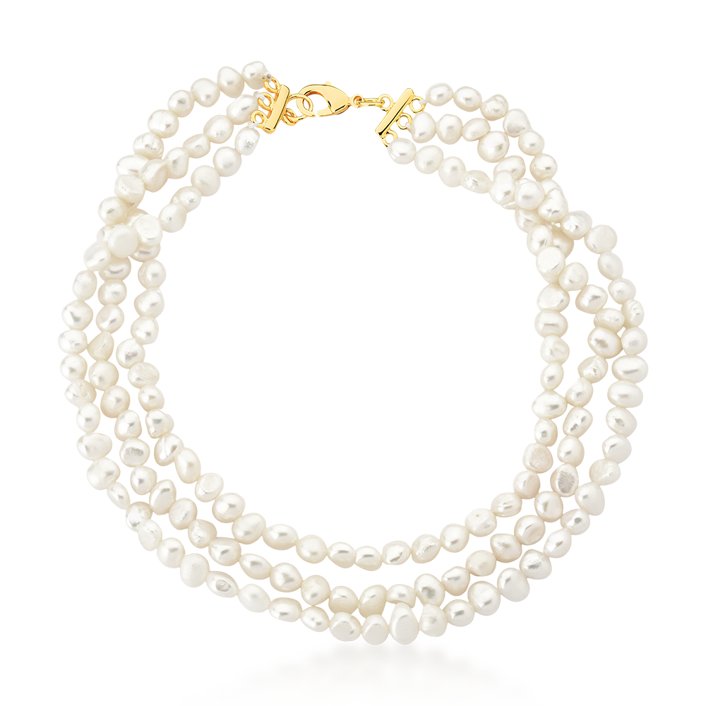 Pulseira fios Pérola