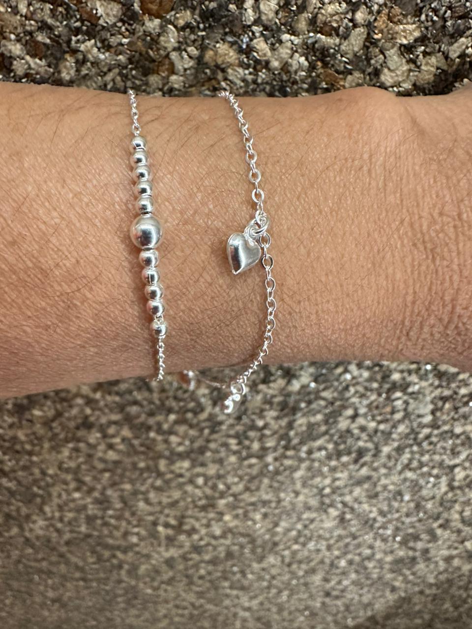 Pulseira Prata show diversos modelos