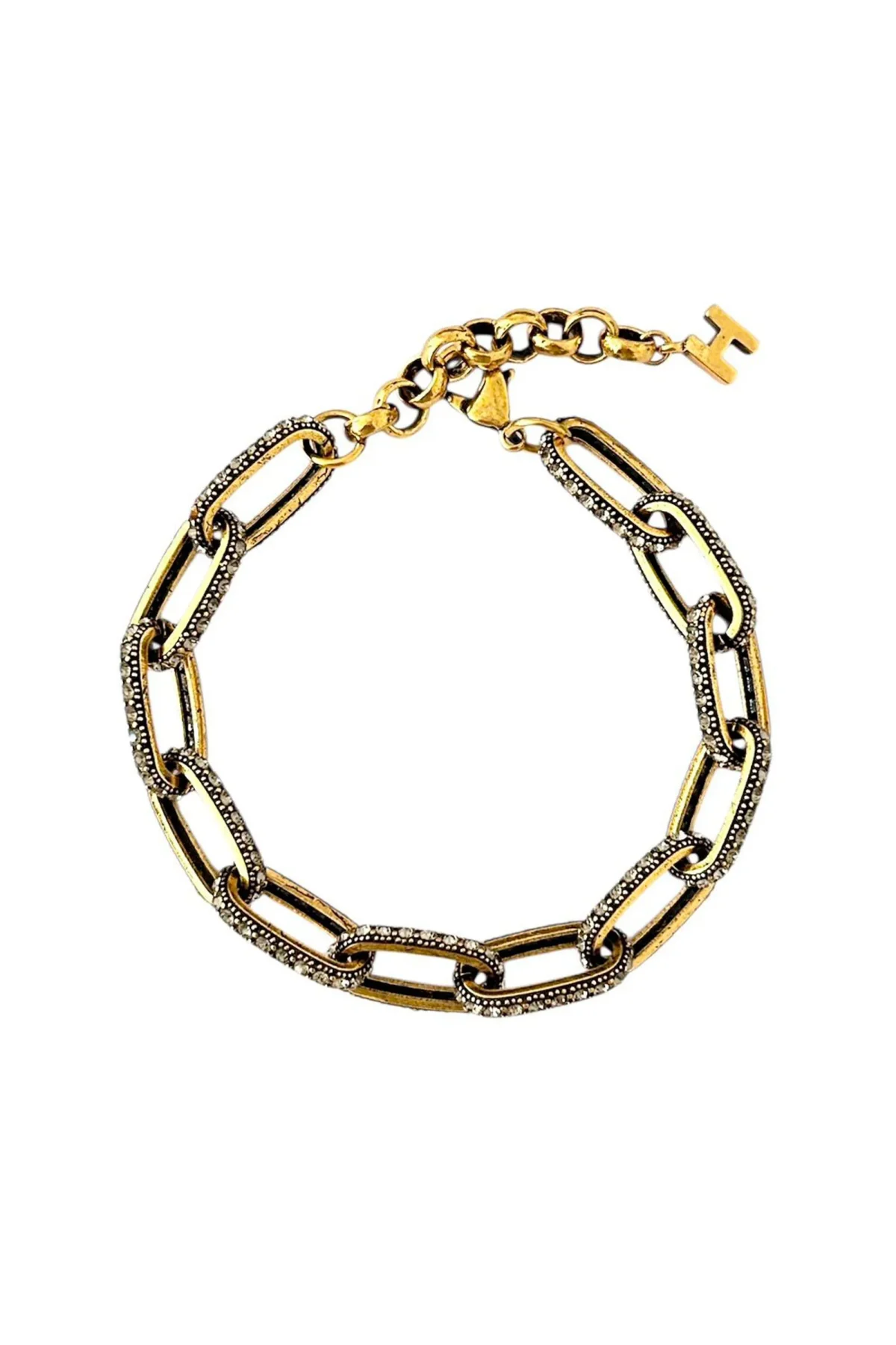 Pulseira Elos Alongados Exclusive Ouro Vintage