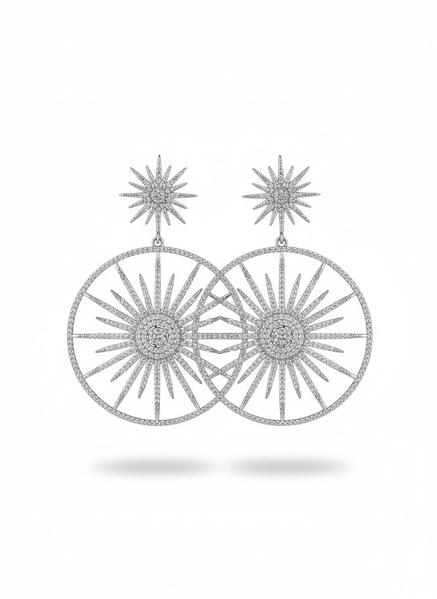 Brinco Argola Ondulada Chic