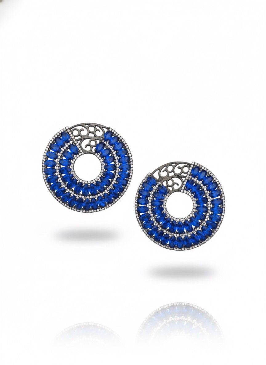 Brinco Gota Dupla Ônix