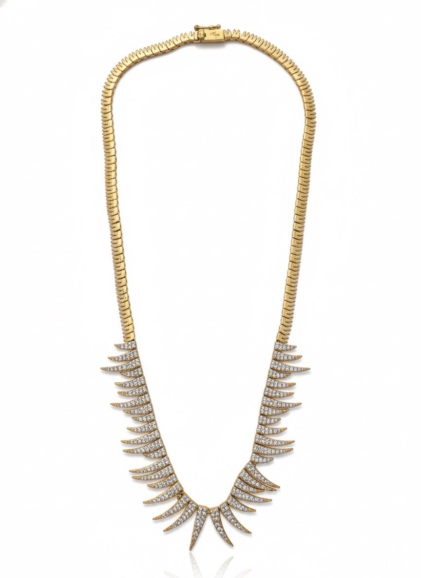 Colar Elos Nobres com Pérolas