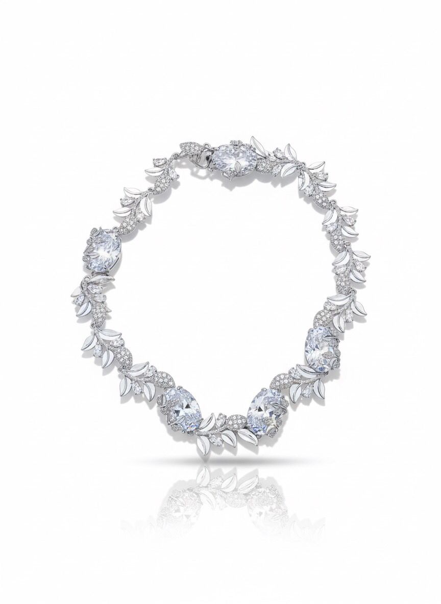 Colar Botânico Diamantado