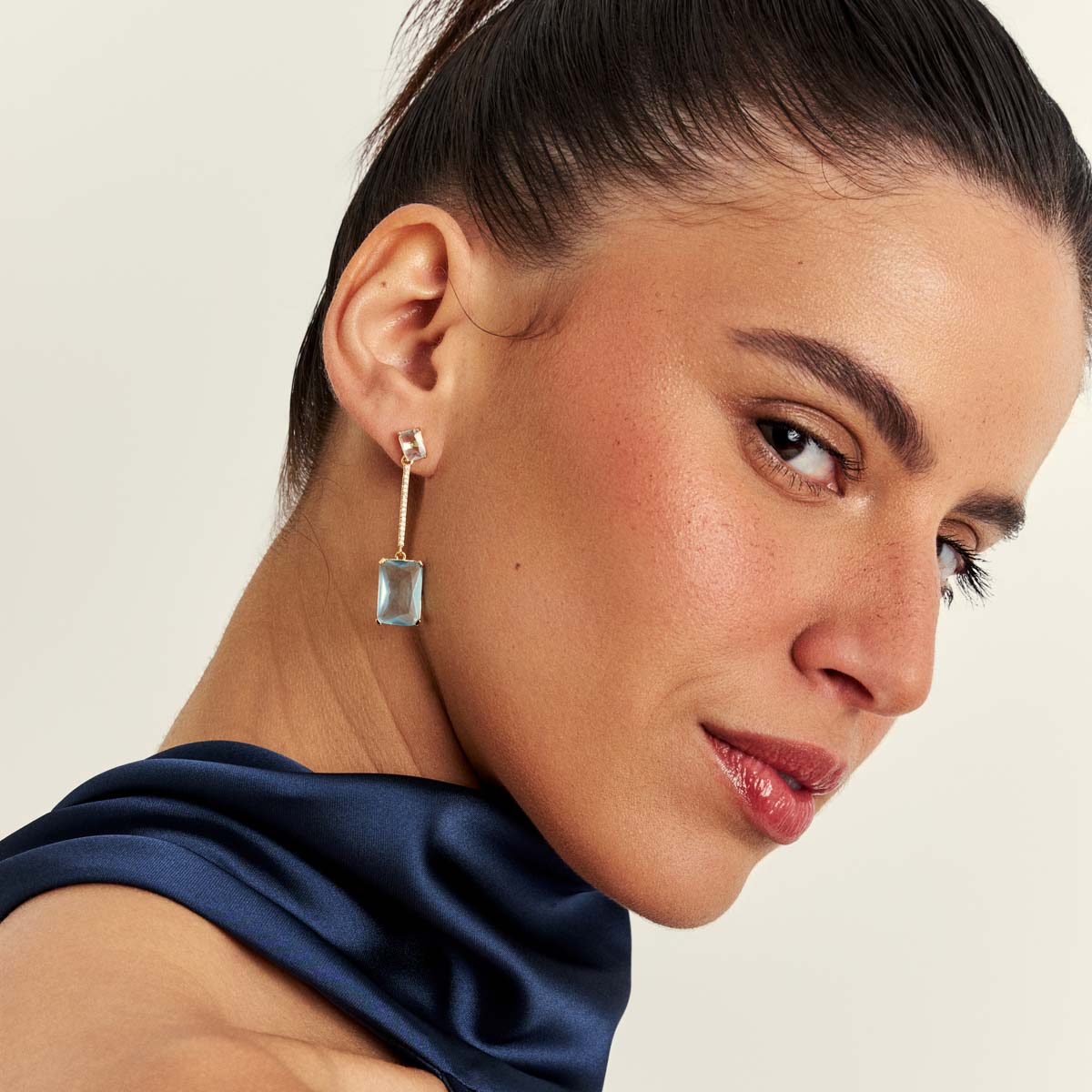 Brinco Azul perfeito