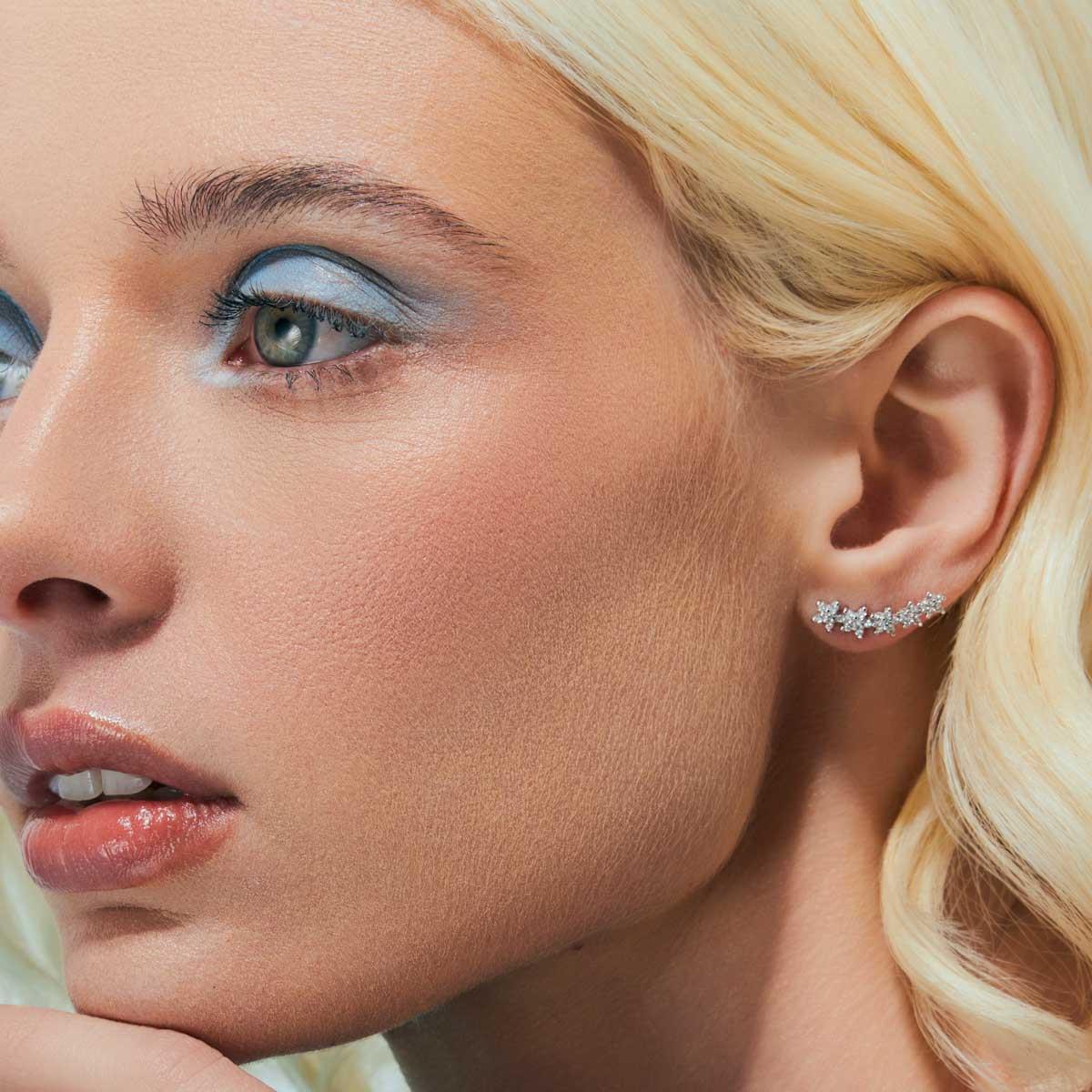 Brinco Ear Cuff Constelação em Prata 925