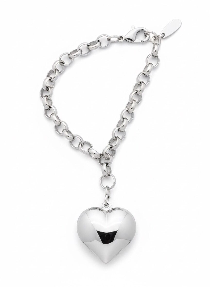 Pulseira Coração Bold