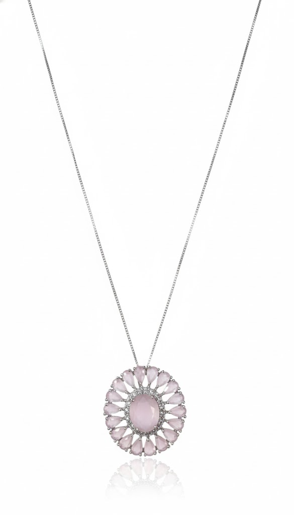 Colar Essenza Rosa