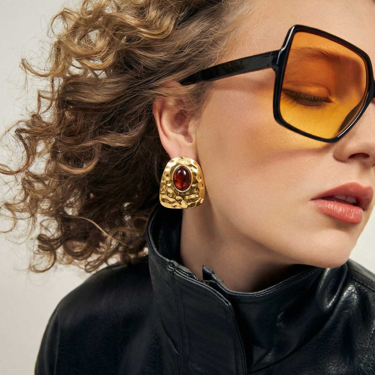 Brinco Imperialy Âmbar Douré