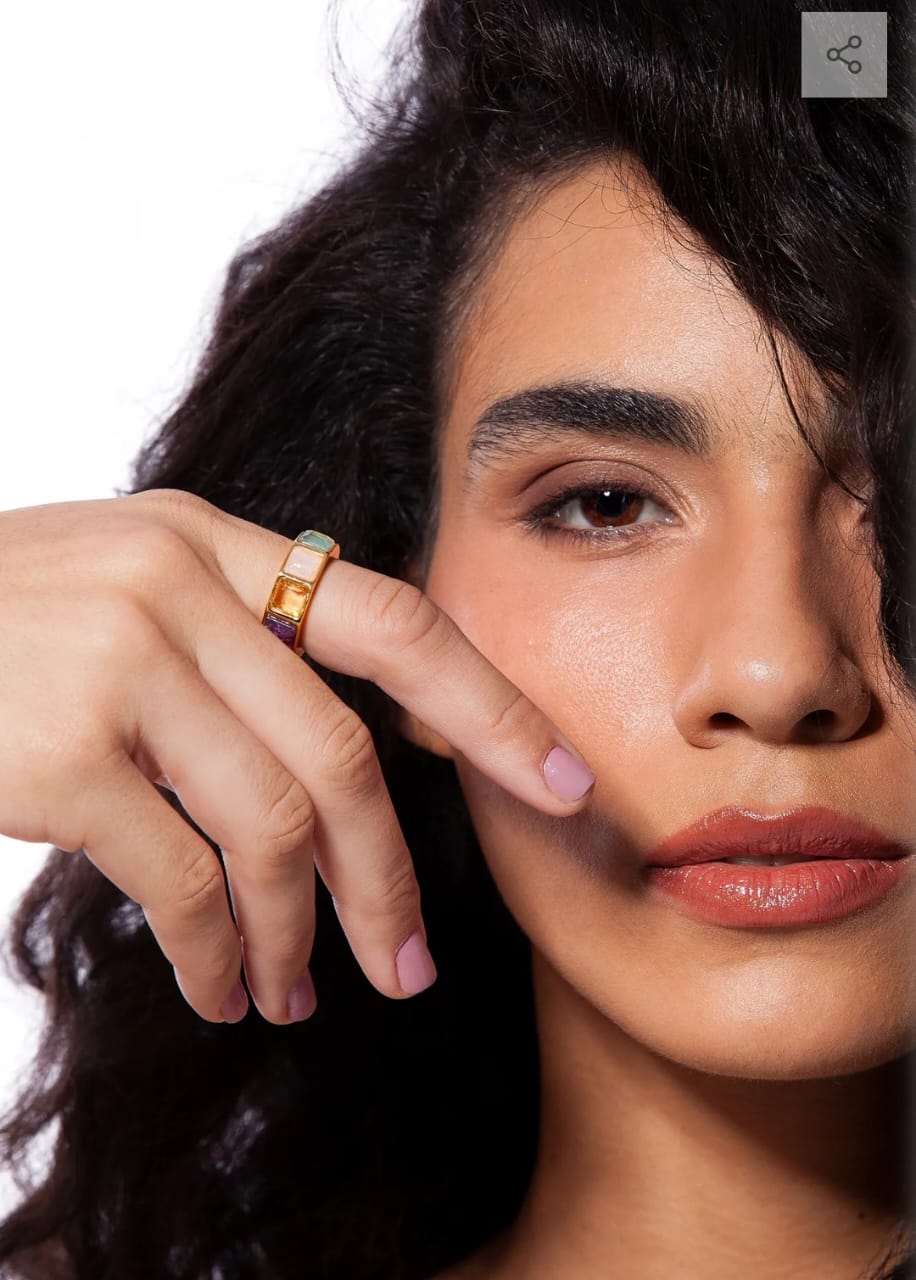 Anel Prisma de Cores