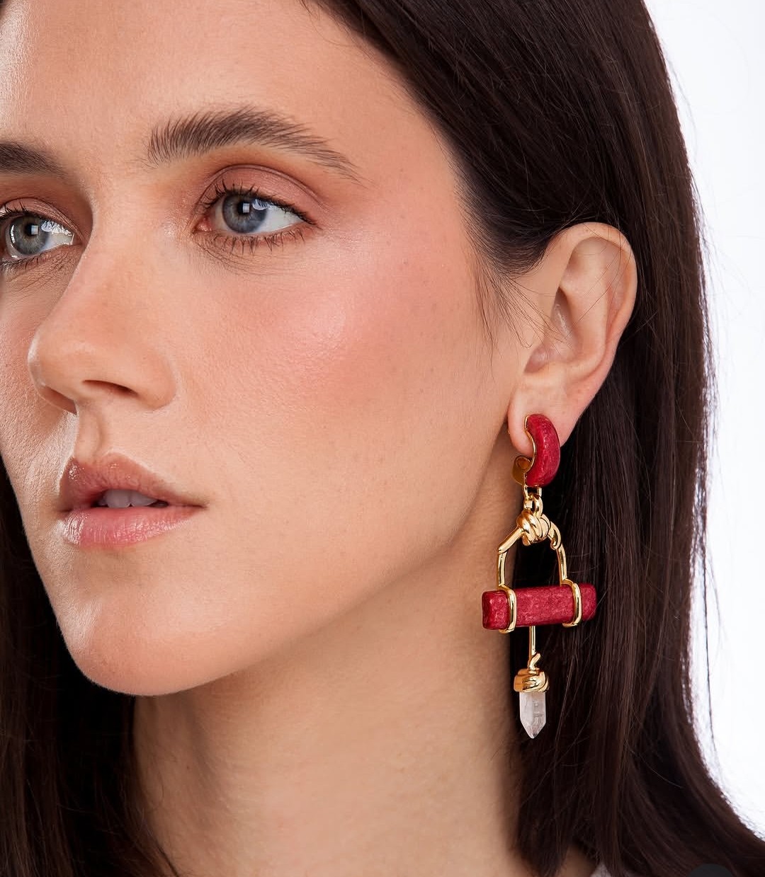 Brinco Energia Vermelha com Cristal