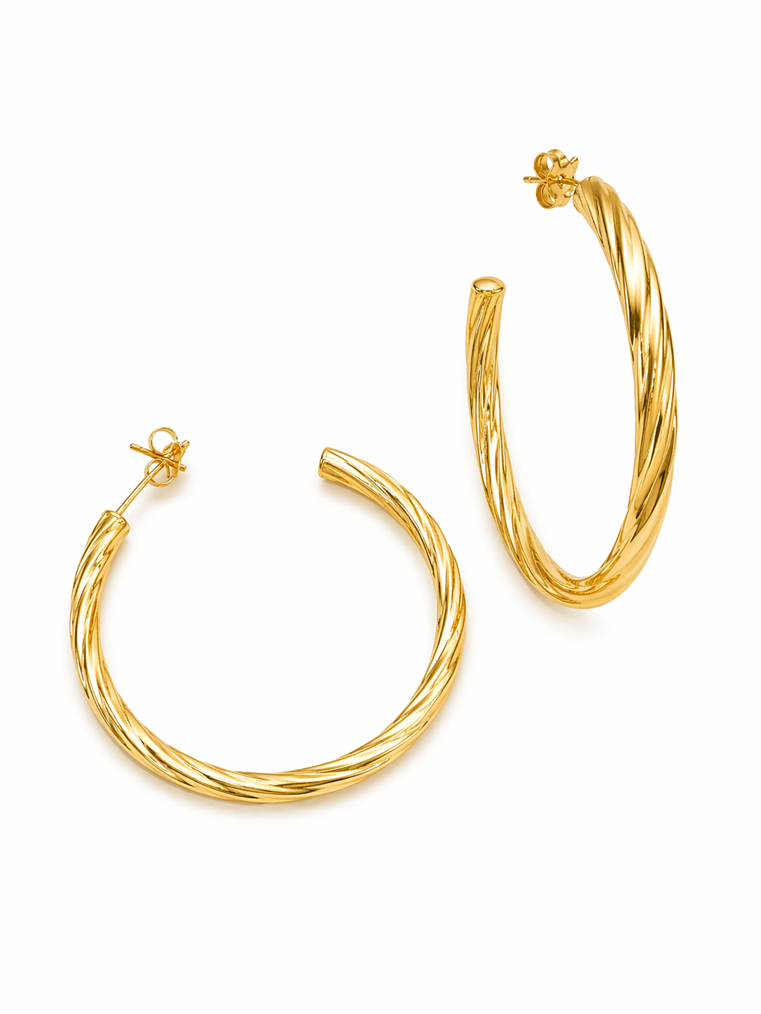 Argola Dourada Elegance