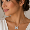 Colar Laço Moissanite