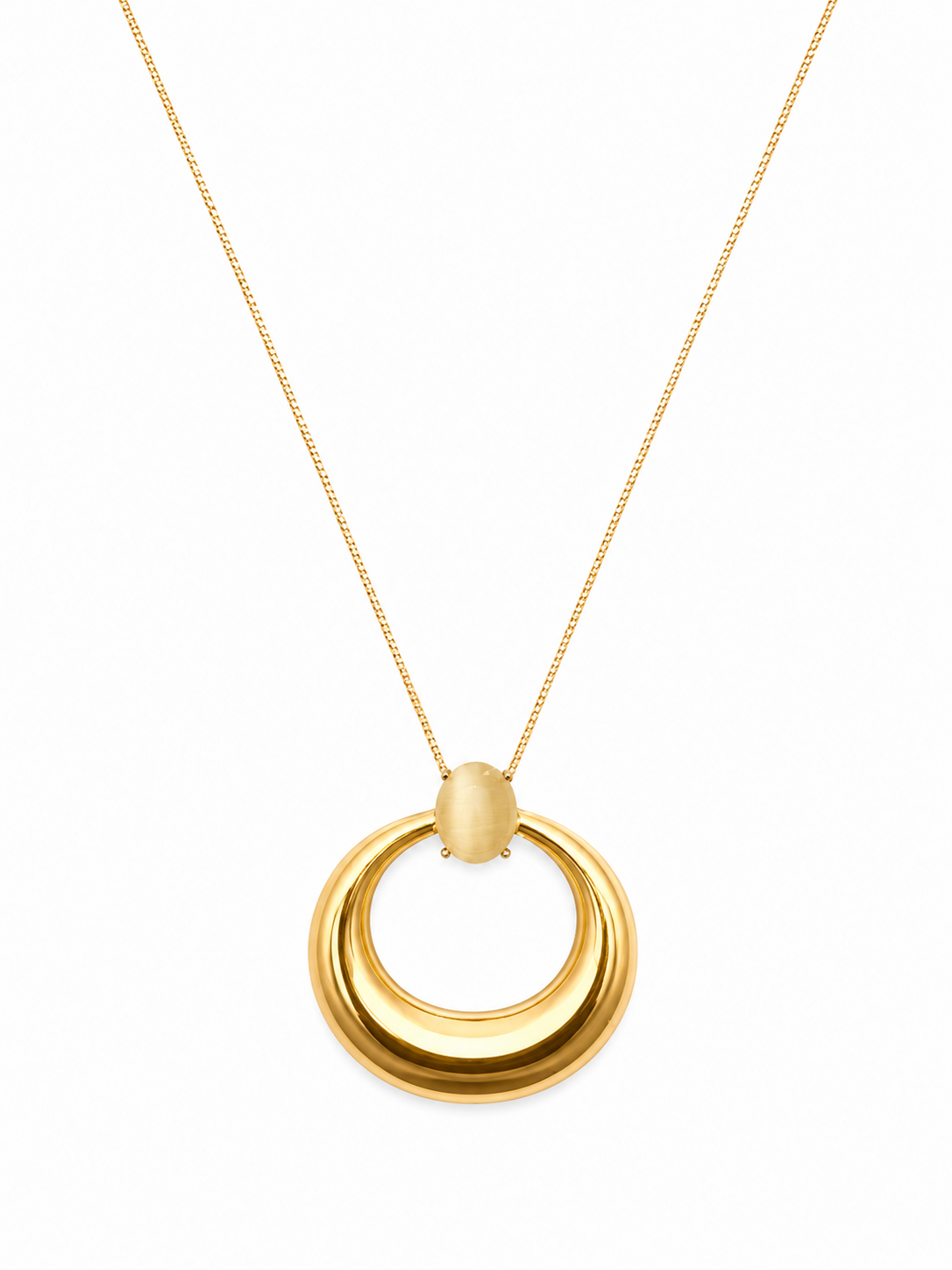 Colar Eclipse Dourado