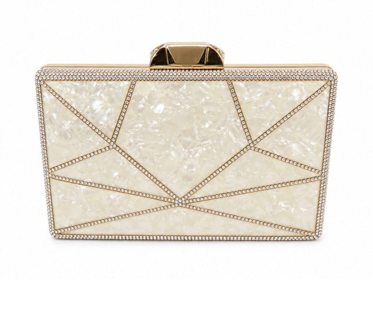 Clutch Crystal Pearl Lux