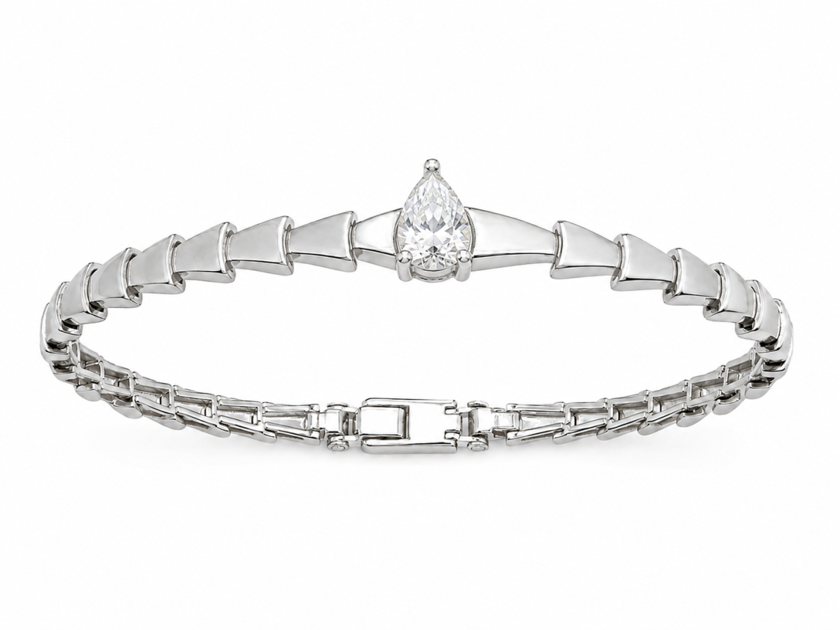 Bracelete Gota Sublime em Ródio