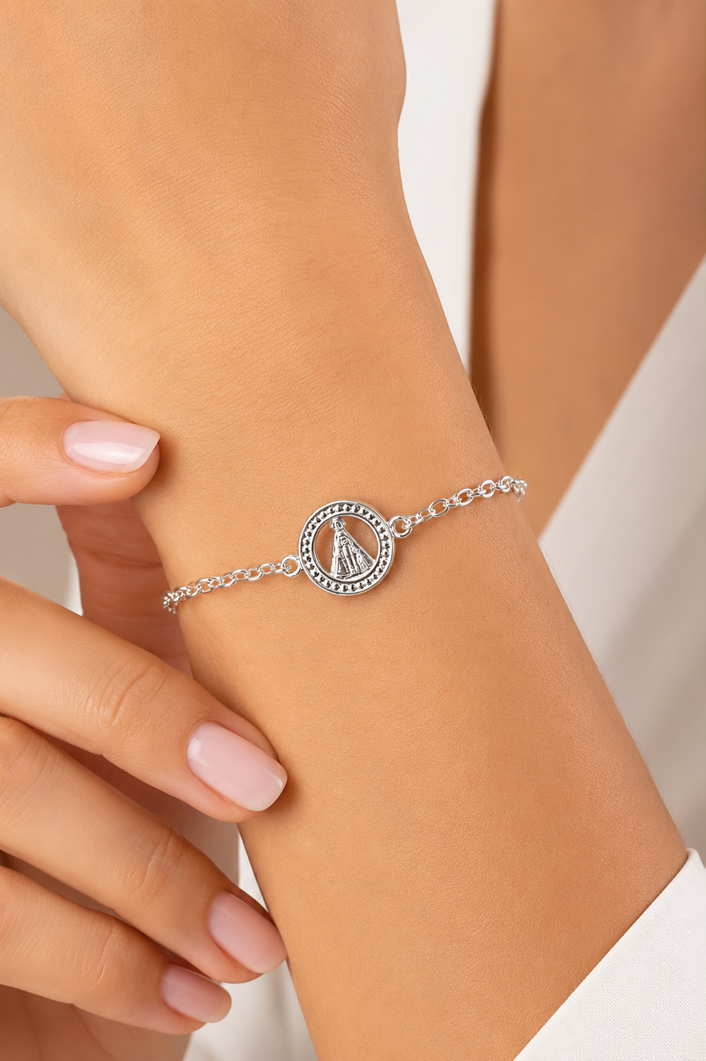 Pulseira Nossa Senhora Aparecida - PRATA 925