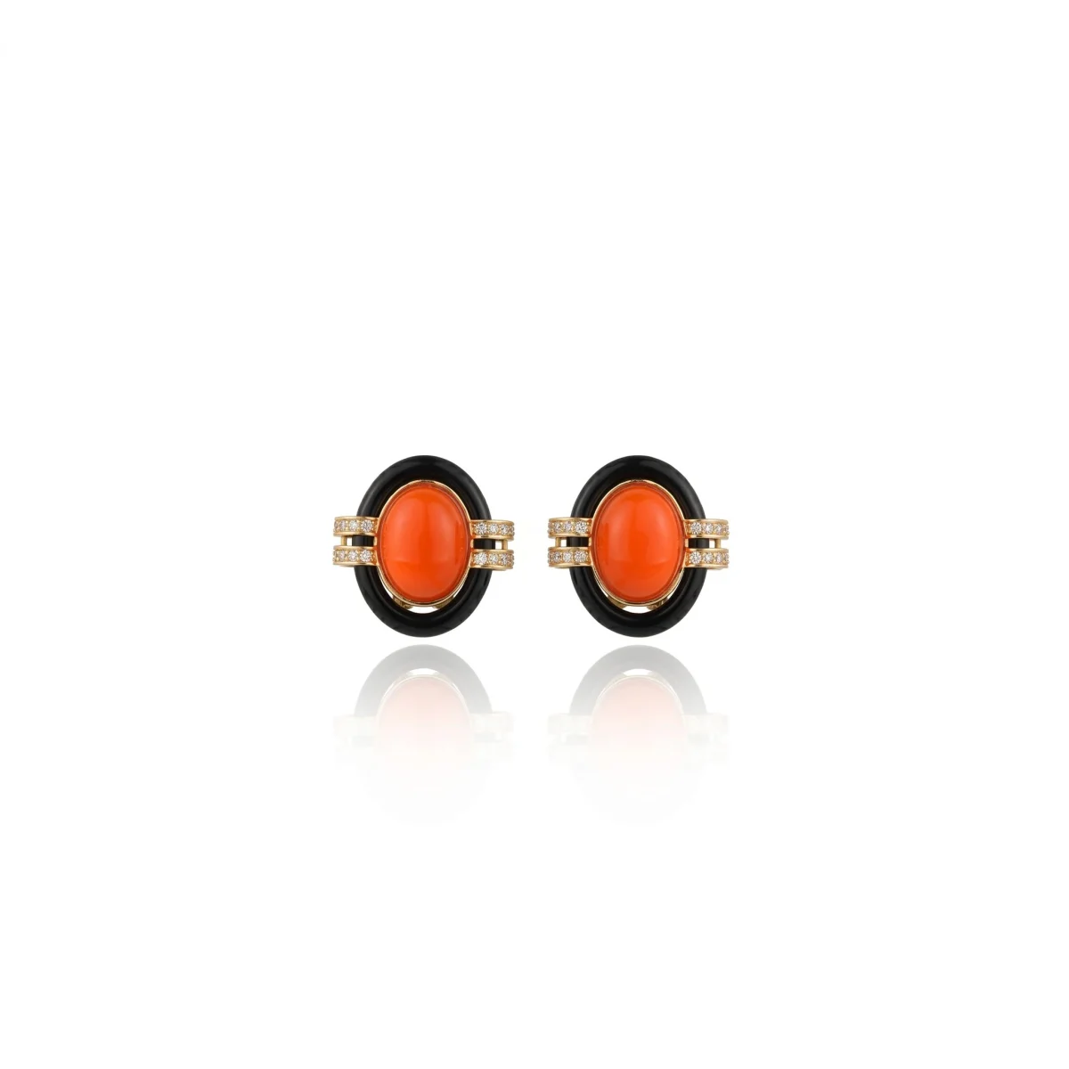 Brinco Fogo Sagrado Coral