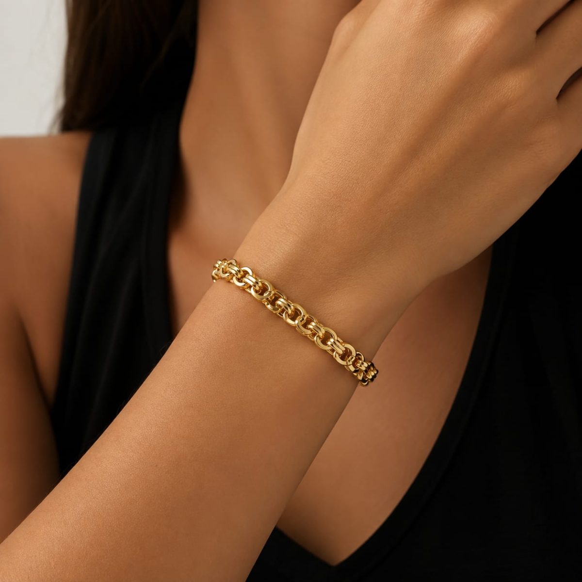 Pulseira Elos Dourada