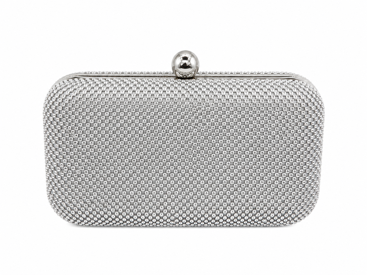 Clutch Silver Glam