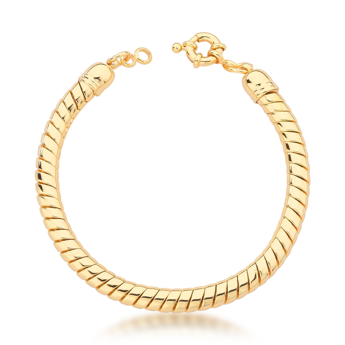 Pulseira Serpente Dourada