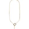 Colar Tie Pérola Exclusive Ouro Vintage