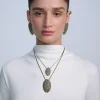 Colar Midi Animal Print Ouro Vintage